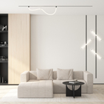 DK8065-BK Рассеивающий матовый светильник SMART RAY 12W DIM 3000K-6000K, черный, акрил, алюминий