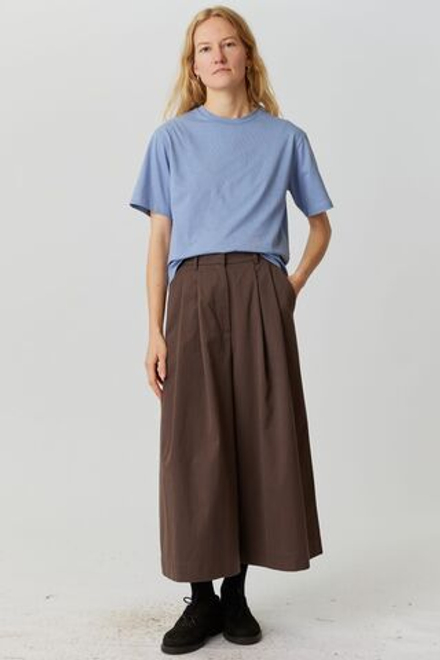 Футболка прямого кроя голубая