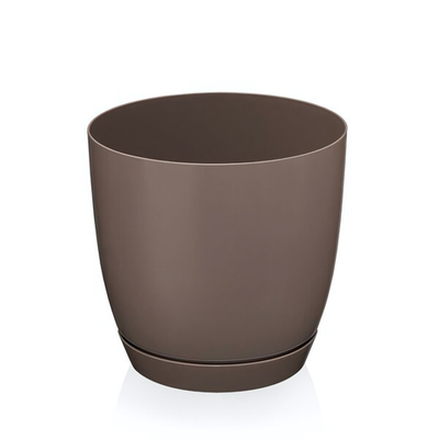 Кашпо "Глория" №1 0,7 л с поддоном цвет в ассортименте