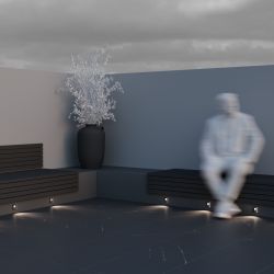 Архитектурный светодиодный светильник Maytoni Via Urbana O022-L3GR