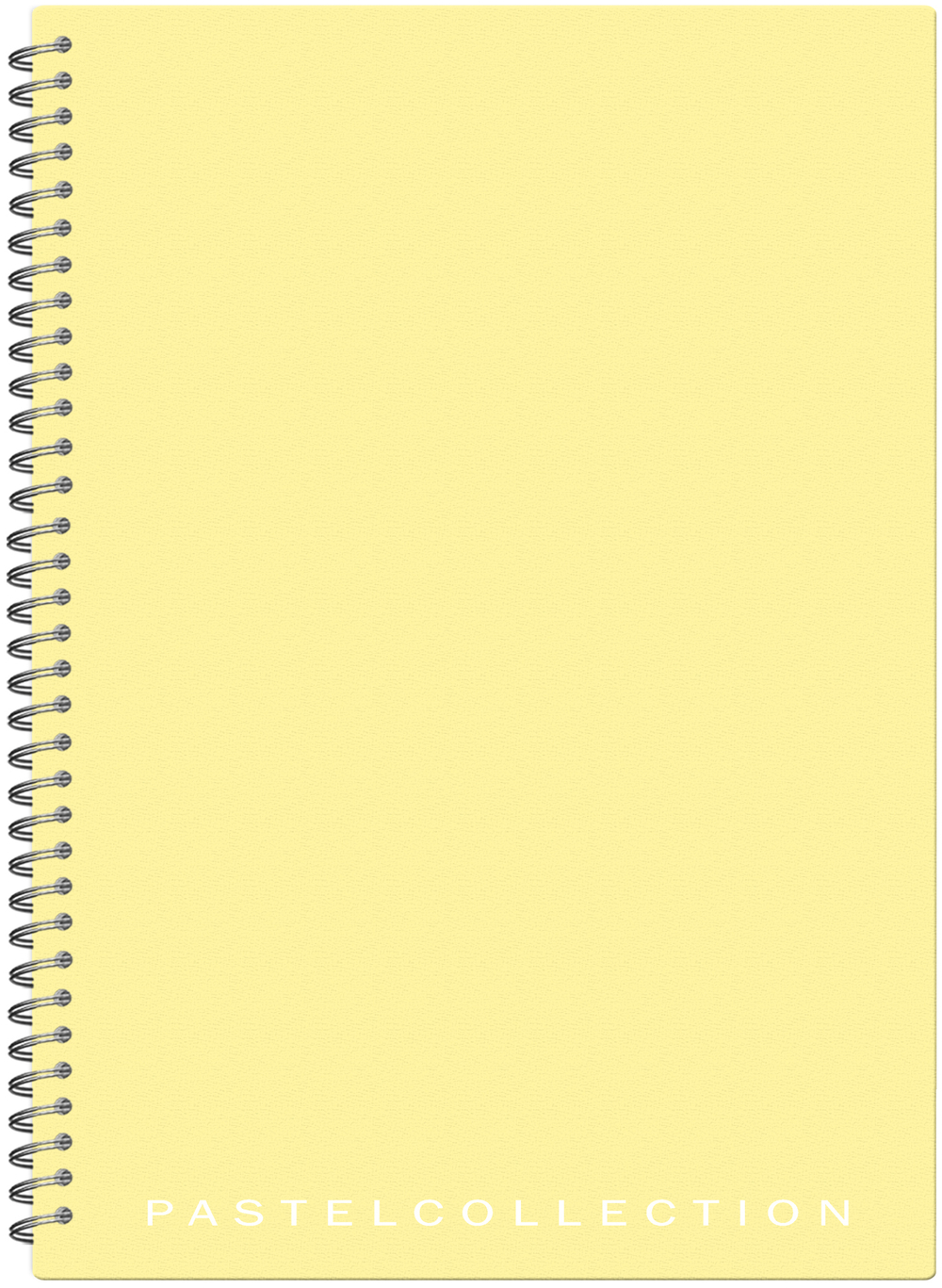 НОВИНКА! Тетрадь  А4 80 л. Pastel Collection Yellow, с пластиковой обложкой, на металлическом гребне