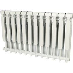 ROMMER Optima 500 12 секций радиатор алюминиевый (RAL9016)