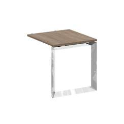 Onix Direct Lux Брифинг-приставка О-обр. м/к M-O.MO-BR-7 Дуб Аризона/Нержавеющая Сталь/Хром 780*720*