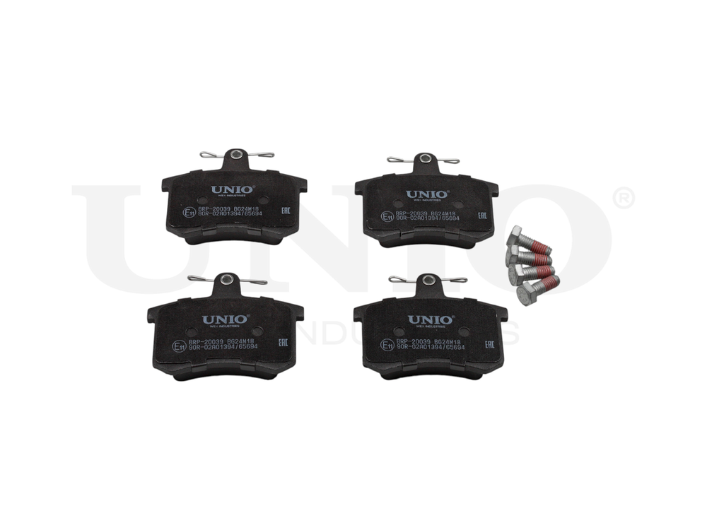 Колодки тормозные диск. задние UNIO BRP-20039