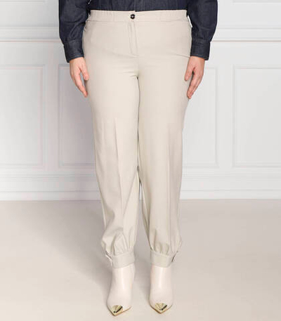 штаны rocco plus size Persona by Marina Rinaldi - бежевый(1134022)