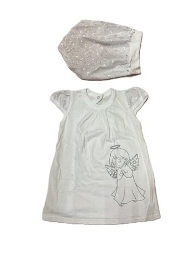 Платье для крещения на девочку с косынкой на рост 74,80,86,92 см