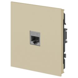 Розетка ЭРА Arktik 16-3107-04 информационная RJ45 шампань | Эра Arktik