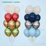 Шар (5''/13 см) Reflex, Зеркальный блеск, Лайм (931), хром, 50 шт.