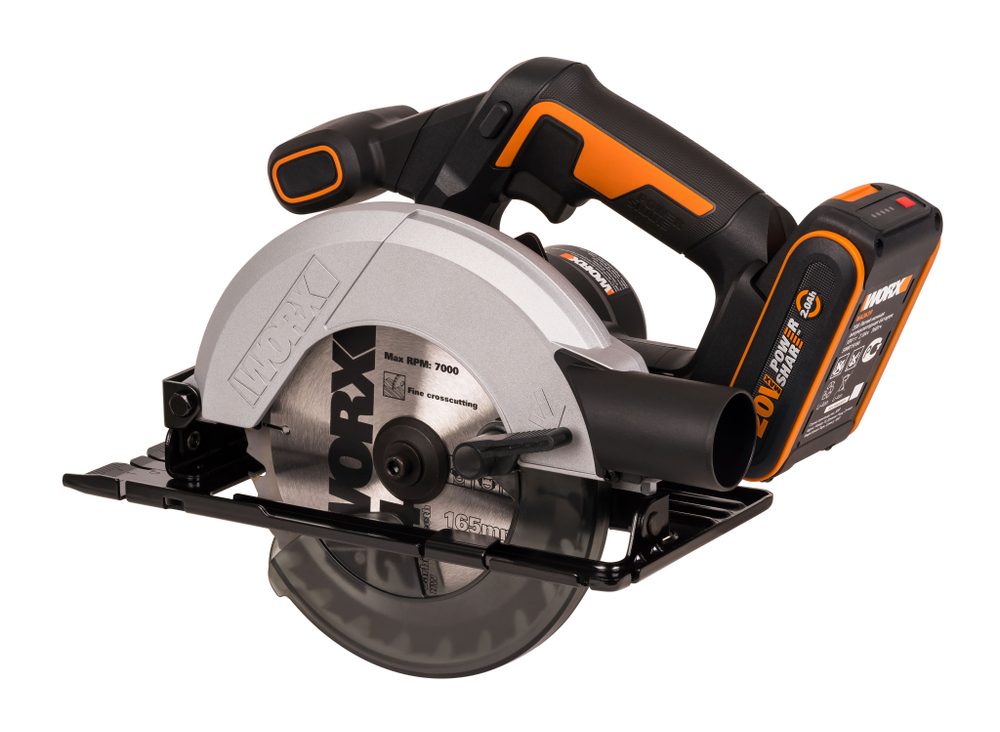 Дисковая пила аккумуляторная WORX WX526
