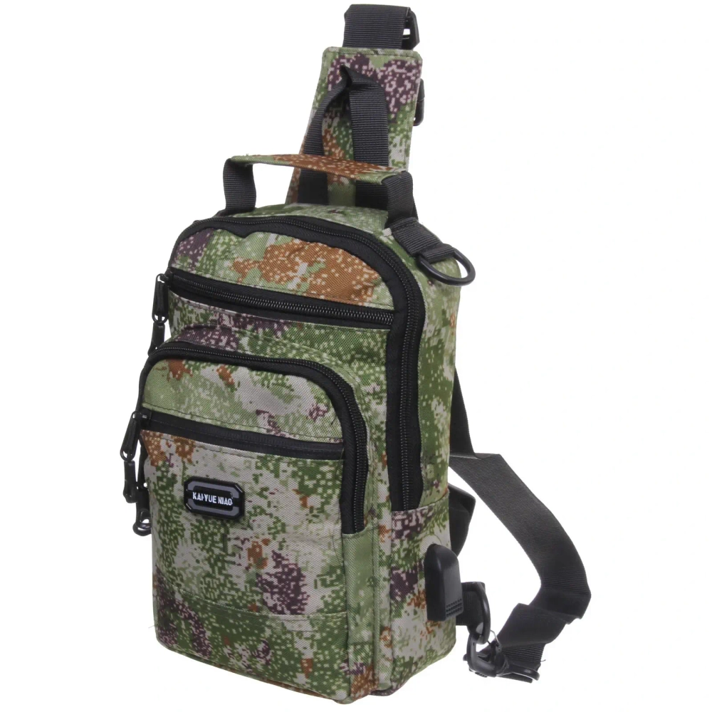 Сумка мужская через плечо «Viking», 4 кармана, цвет хаки-зеленый, 27*16*6,5см