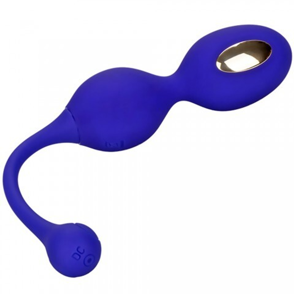 Вагинальные шарики с вибрацией и электростимуляцией CalExotics Impulse, пульт ДУ