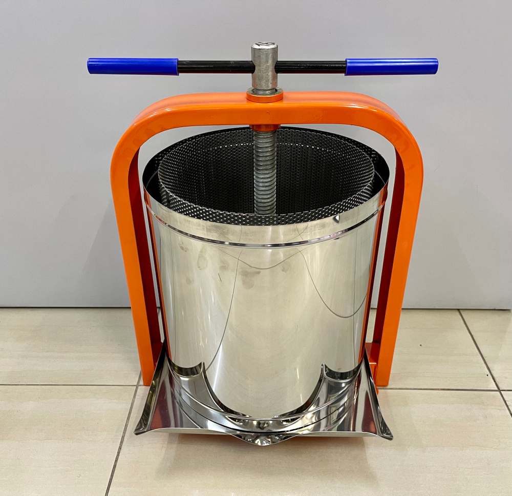 Пресс винтовой для отжима сока из ягод, фруктов и овощей Витязь-С, 20 л