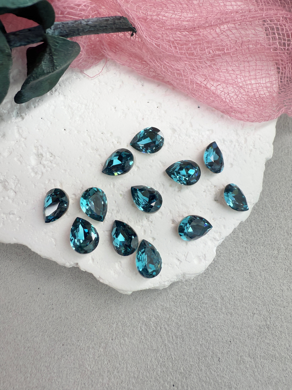 Капля Drop 6*8 мм, Indicolite