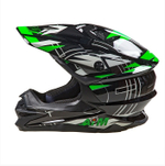 Шлем кроссовый AiM JK803S Green/Black, XL