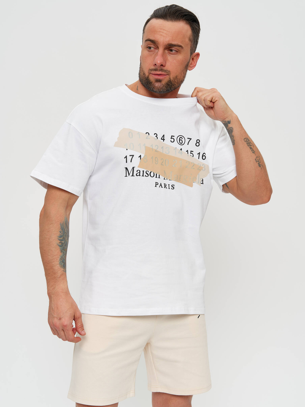 Футболка Maison Margiela Tape (White)