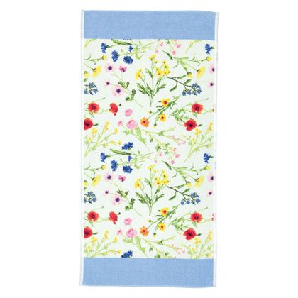 Полотенце 75x150 Feiler Flower Meadow Breeze голубое