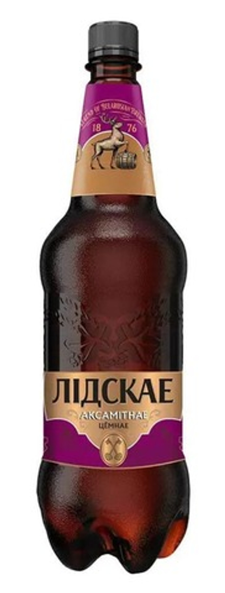 Пиво Лидское "Бархатное" темное 1,4л. пэт