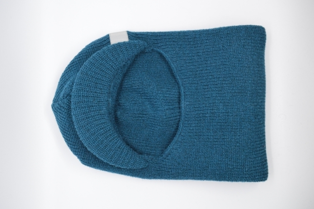 Шапка Fisherman Balaklava GO индиго меланж