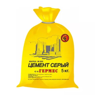 Цемент Гермес Портланд М-500. 5 кг.