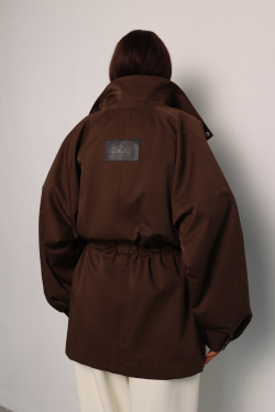 Тренч - парка шоколадная