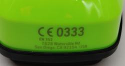 Наушники противошумные на оголовье Leightning L1H HV Hi-Vis SNR 28 дБ Howard Leight 1015021 зелёный