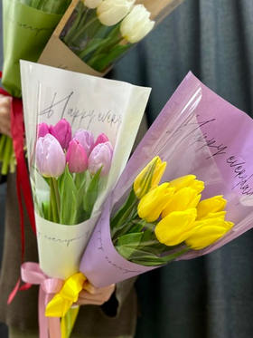 Букет «7 тюльпанов