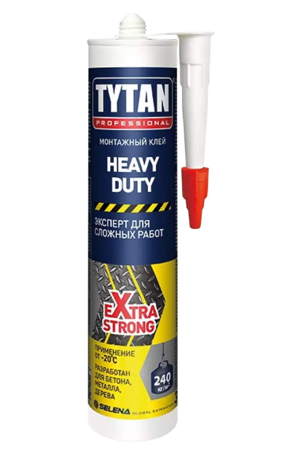 Клей монтажный "Heavy duty" каучуковый бежевый 310мл. "TYTAN PROFESSIONAL"