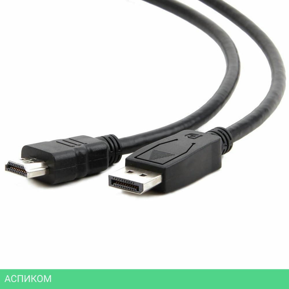 Кабель Cablexpert DisplayPort - HDMI 1.8m Black (CC-DP-HDMI-6)