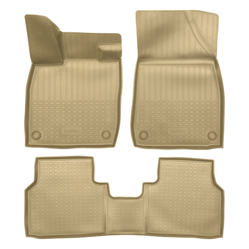 Ковры в салон Norplast/Unidec для Volkswagen ID.5 (2021-) ,Бежевый, арт.NPA11-C95-215-B