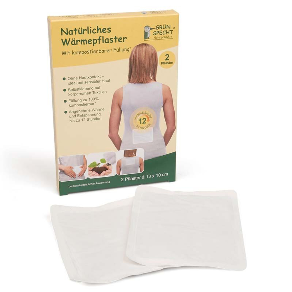 Натуральная тепловая накладка от дятла (2 шт.)