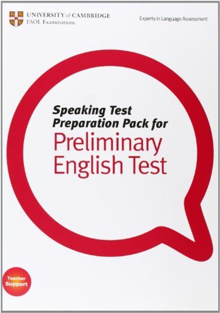 Speaking Test Preparation Pack for PET Paperback with DVD