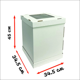Коробка для свадебного торта 345*345*450ММ, «CUBE BOX»