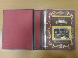 Родословная книга "Дворянская" в обложке из натуральной кожи