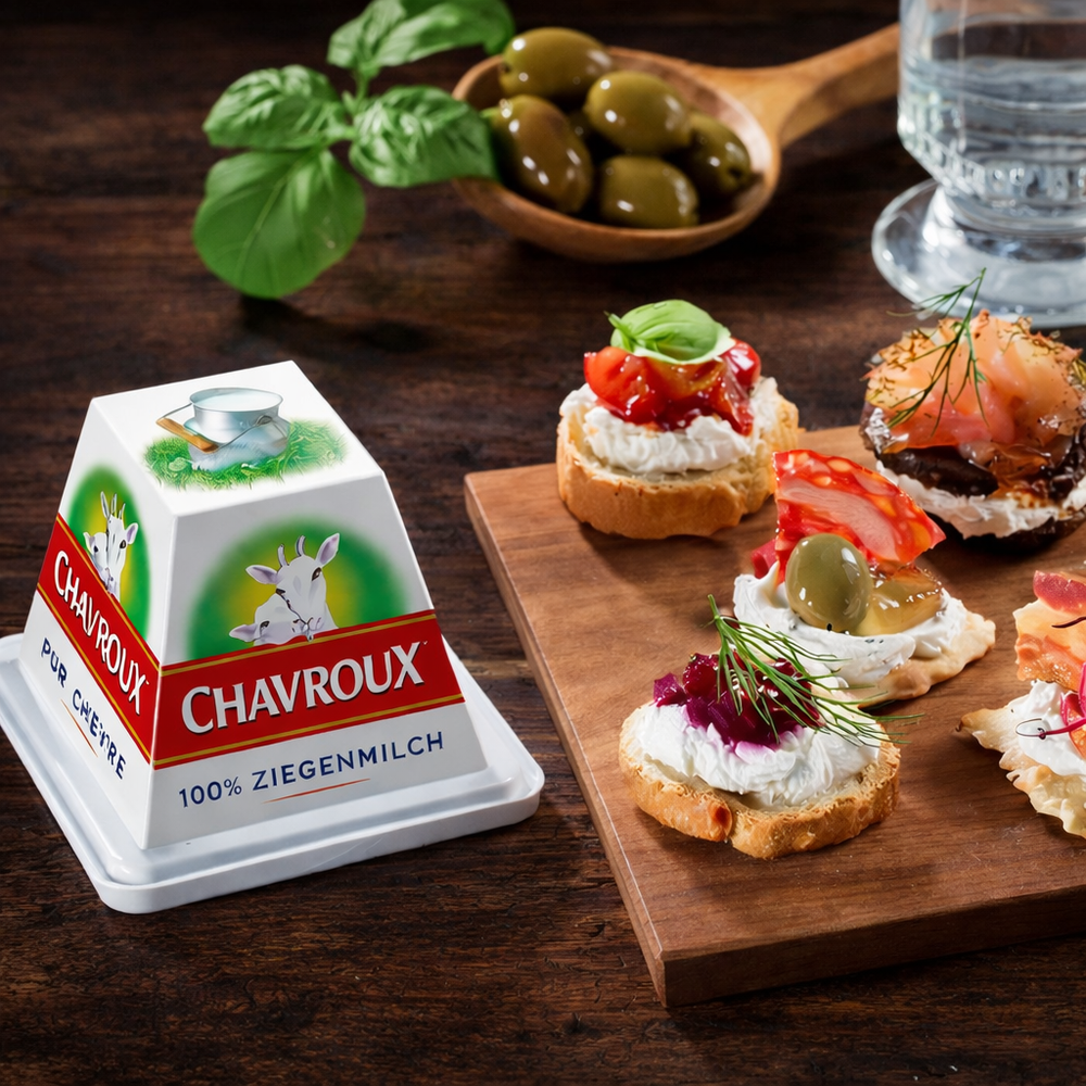 Сыр творожный козий Chavroux, 150 гр