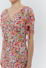 Платье «Цветник», разноцветный