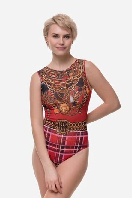 Купальник без рукава "Шотландская клетка" (Tartan)