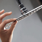 Лейка тропического душа круглая нерж. сталь RM400