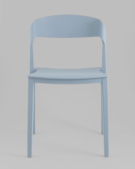 Стул Moris пластик голубой