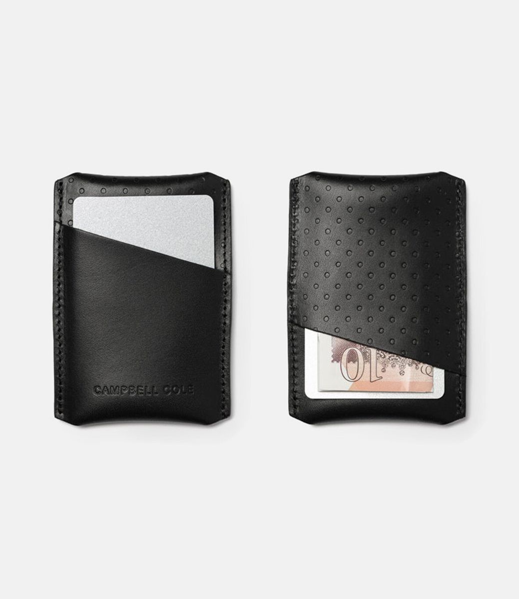 Campbell Cole Simple Card Holder Black — картхолдер из кожи