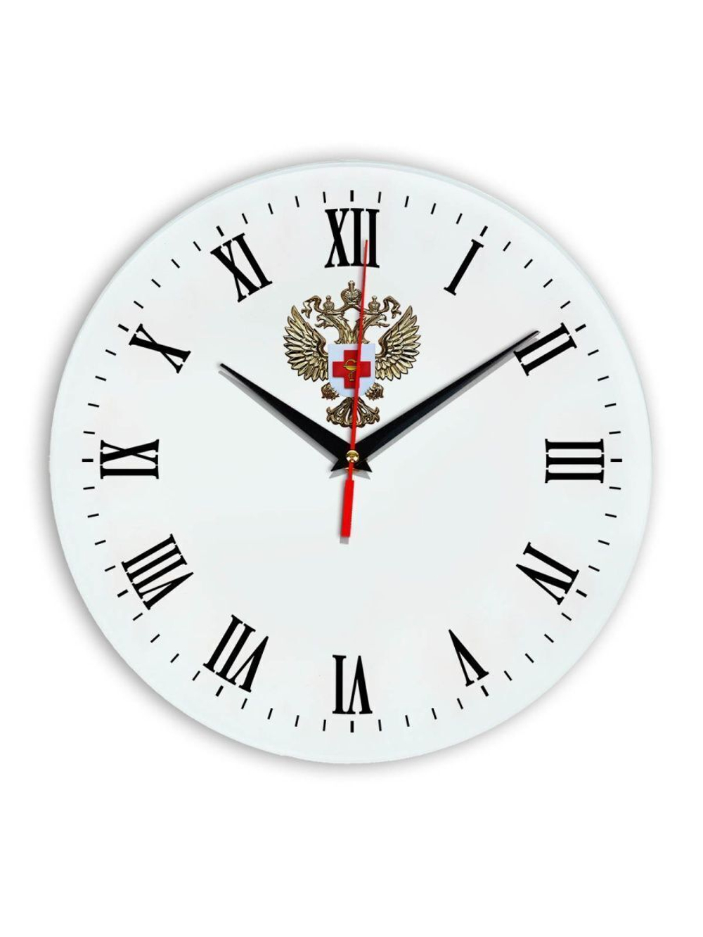Настенные часы "Эмблема Здравоохранения 02 39" Декор для дома, подарок