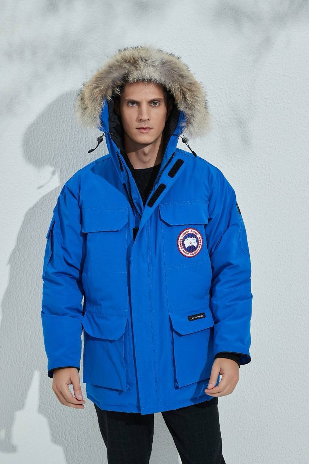 Синяя пуховая парка Expedition Canada Goose премиум класса