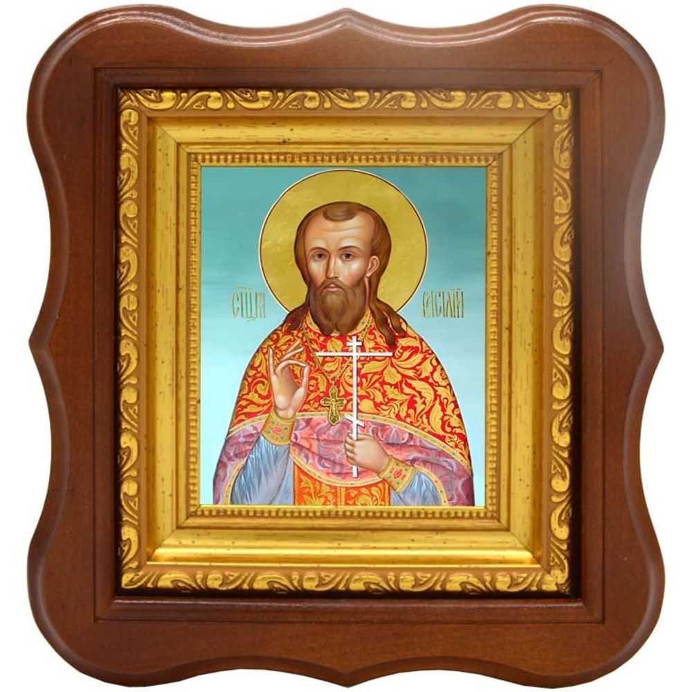 Василий Виноградов священномученик пресвитер. Икона на холсте.