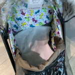 Санки - коляска Galaxy NOVA бронза арт. GGGБ