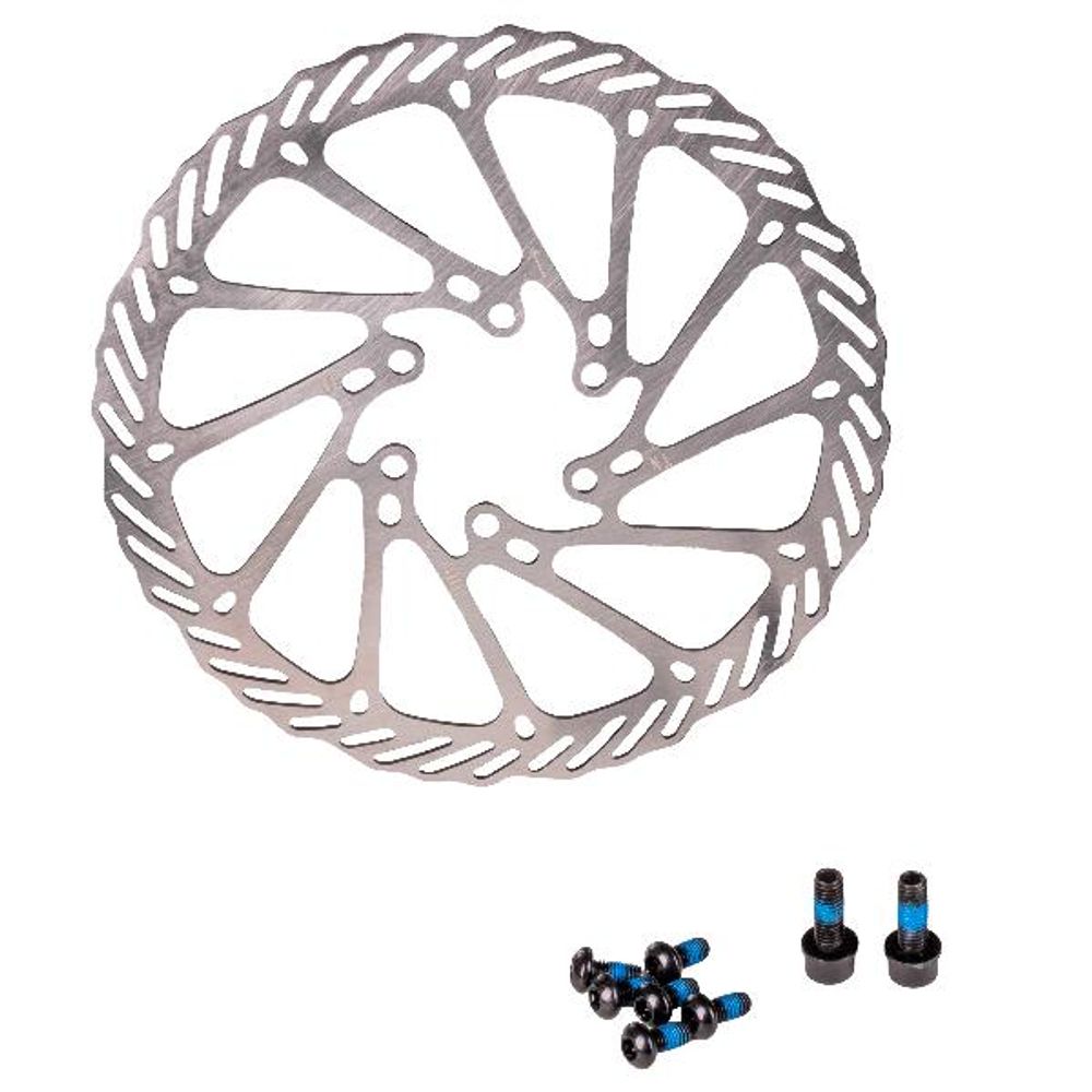 Тормозной набор гидр. диск. пер. CLARKS (ротор 160мм+суппорт+торм.ручка+шланг+колодки VX852) (3-407)