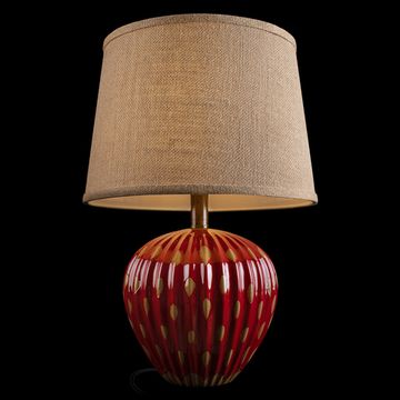 Настольная лампа 1*E27 10513T Red бежевый/красный Tulip LOFT IT