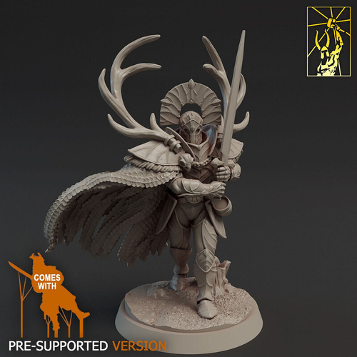 Человек Воин Паладин Варвар Файтер Рыцарь миниатюра для dnd, днд, pathfinder, фентези, Настольная игра, НРИ, Варгейм, РПГ