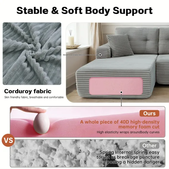 Диван GRAVITY, серый