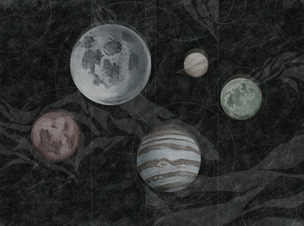 Дизайнерские обои Factura SPACE