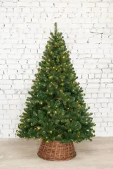 Искусственная елка Звездная 240 см., 570 мульти+теплых белых LED ламп, мягкая хвоя, ЕлкиТорг (189240)