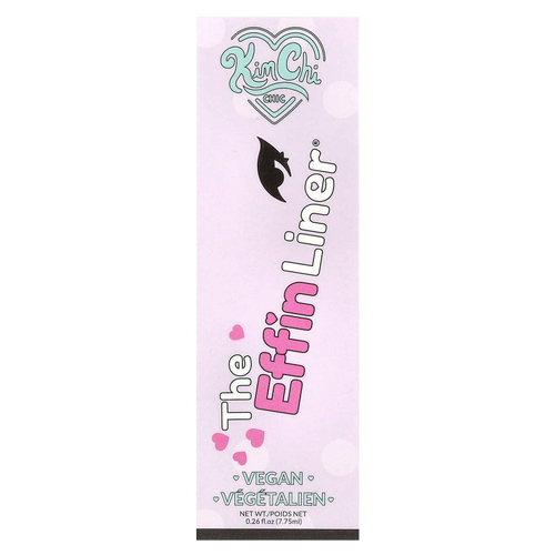 KimChi Chic Beauty, The Effin Liner®, жидкая подводка, 03 коричневого цвета и коричневого цвета, 7,75 мл (0,26 жидк. унц.)